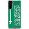 Saudi Arabia Flag Distressed Galaxy S22 Plus Clear Case